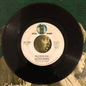 Jackson Browne Doctor My Eyes Vinyl 45 Record '72